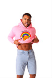 Pink Unisex Gay Pride Rainbow Hoodie